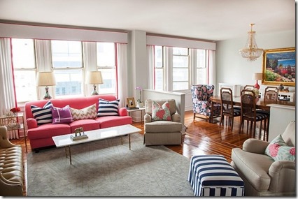 pink couch