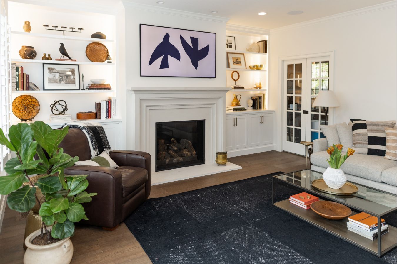 The remodeled living room in West Linn, OR - 2