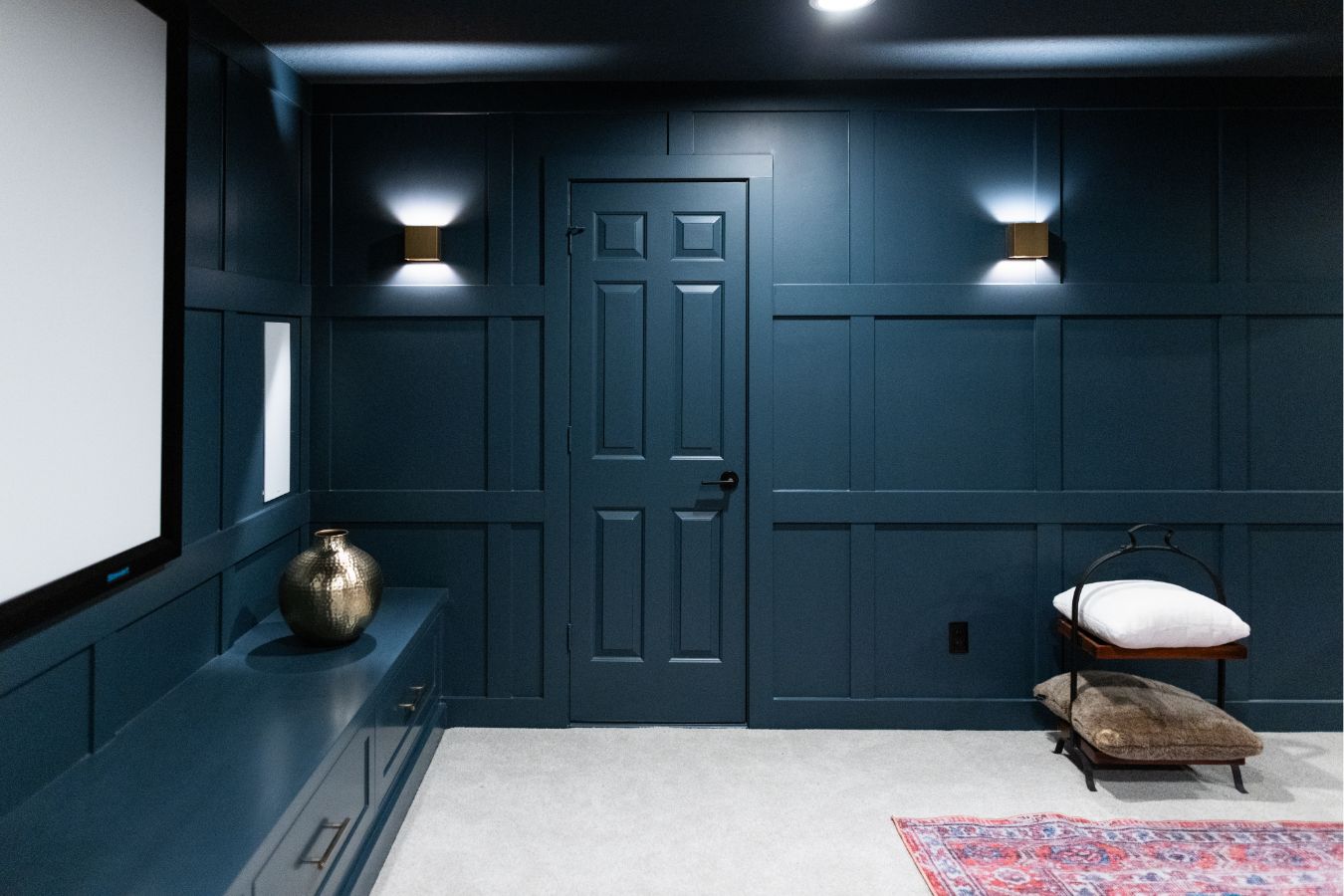 The remodeled home theater room in West Linn, OR - 3