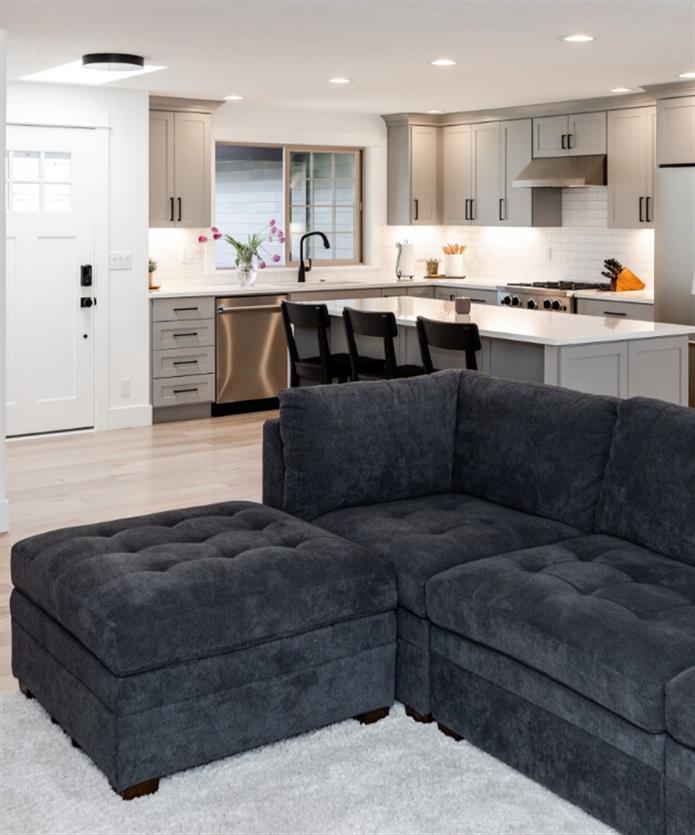 Contemporary Transitional Kitchen Remodel by Cornerstone Builders | Custom Homes & Remodeling project photo