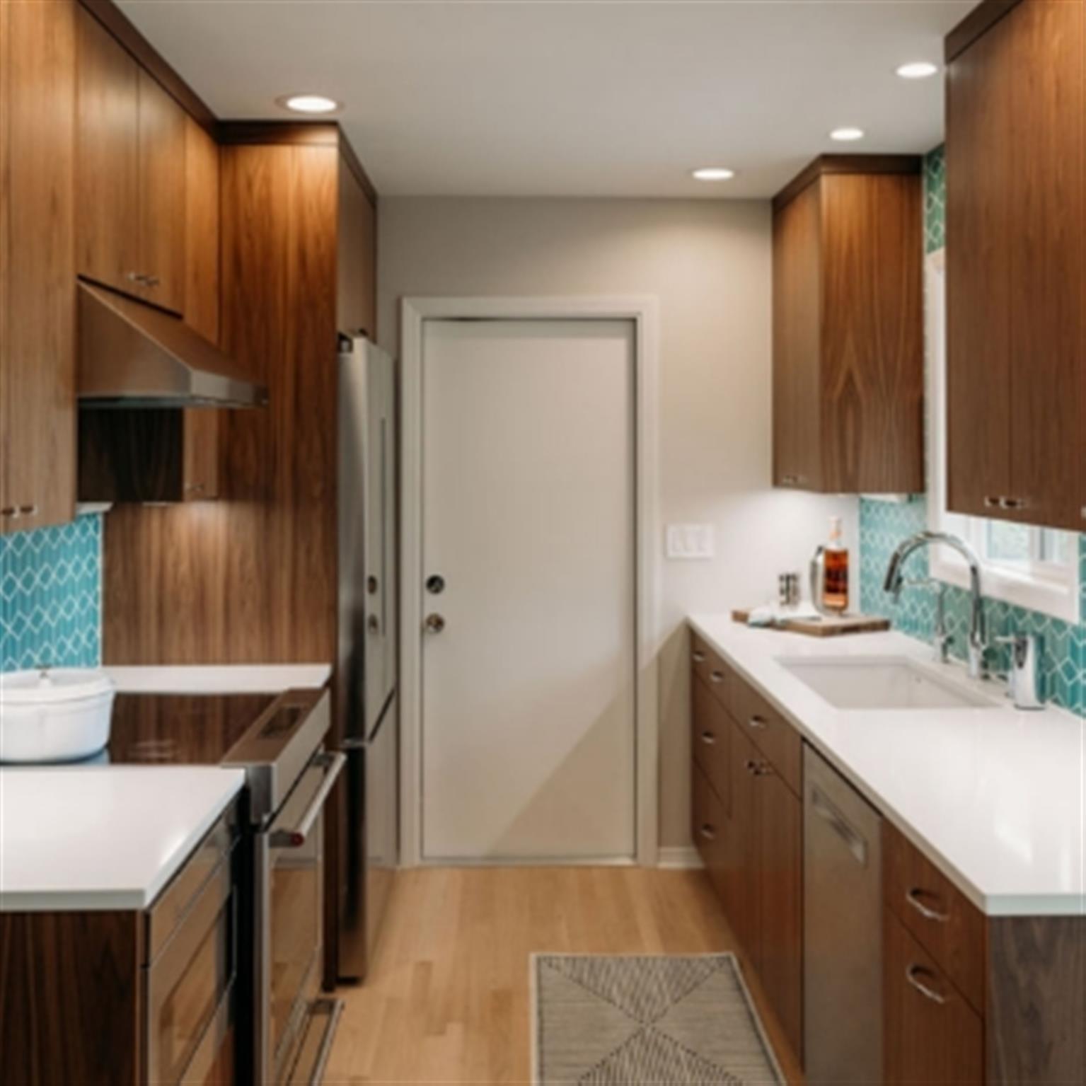 Mid Century Modern Kitchen Remodel by Cornerstone Builders | Custom Homes & Remodeling project photo